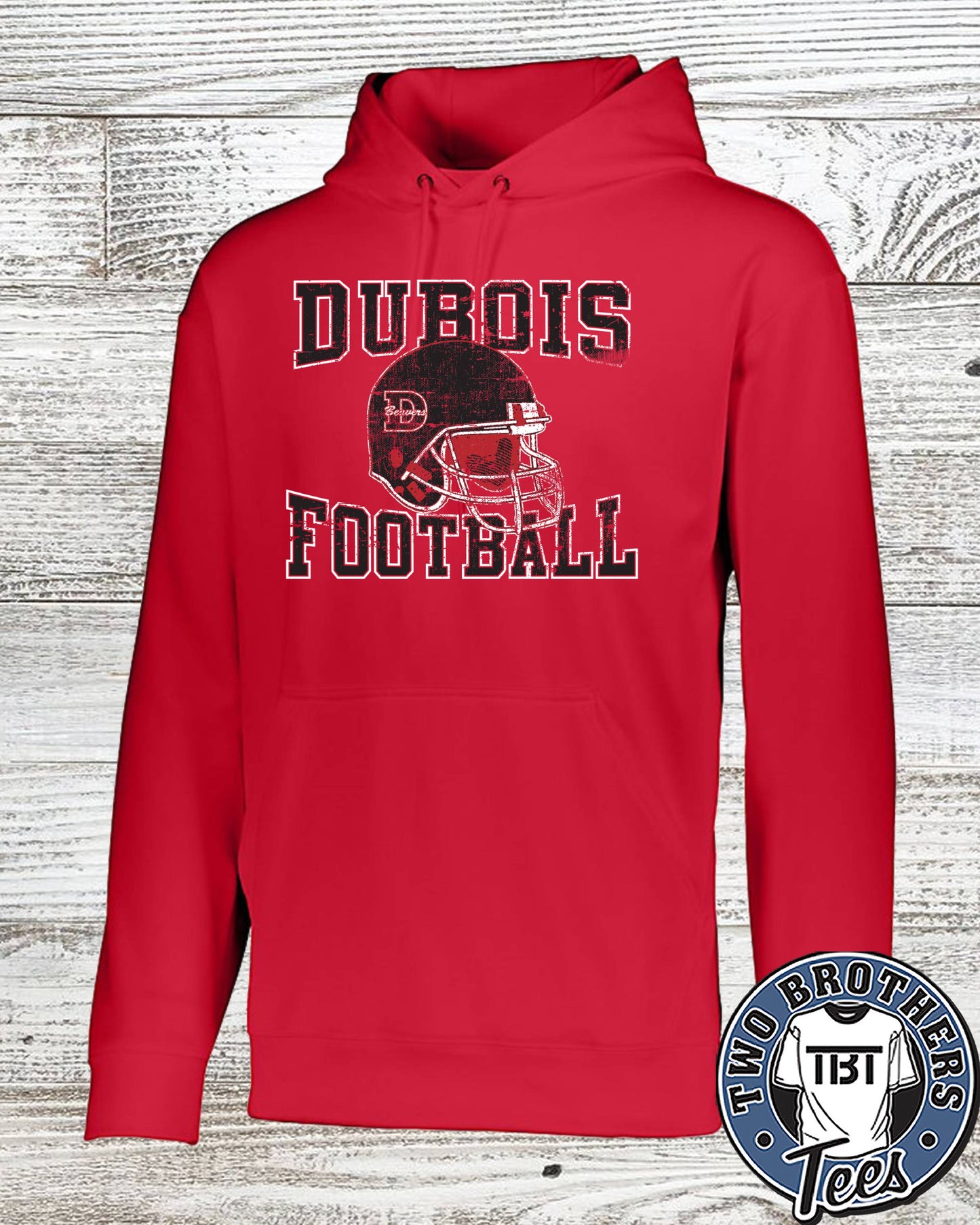 DuBois Football Helmet Performance Hoodie