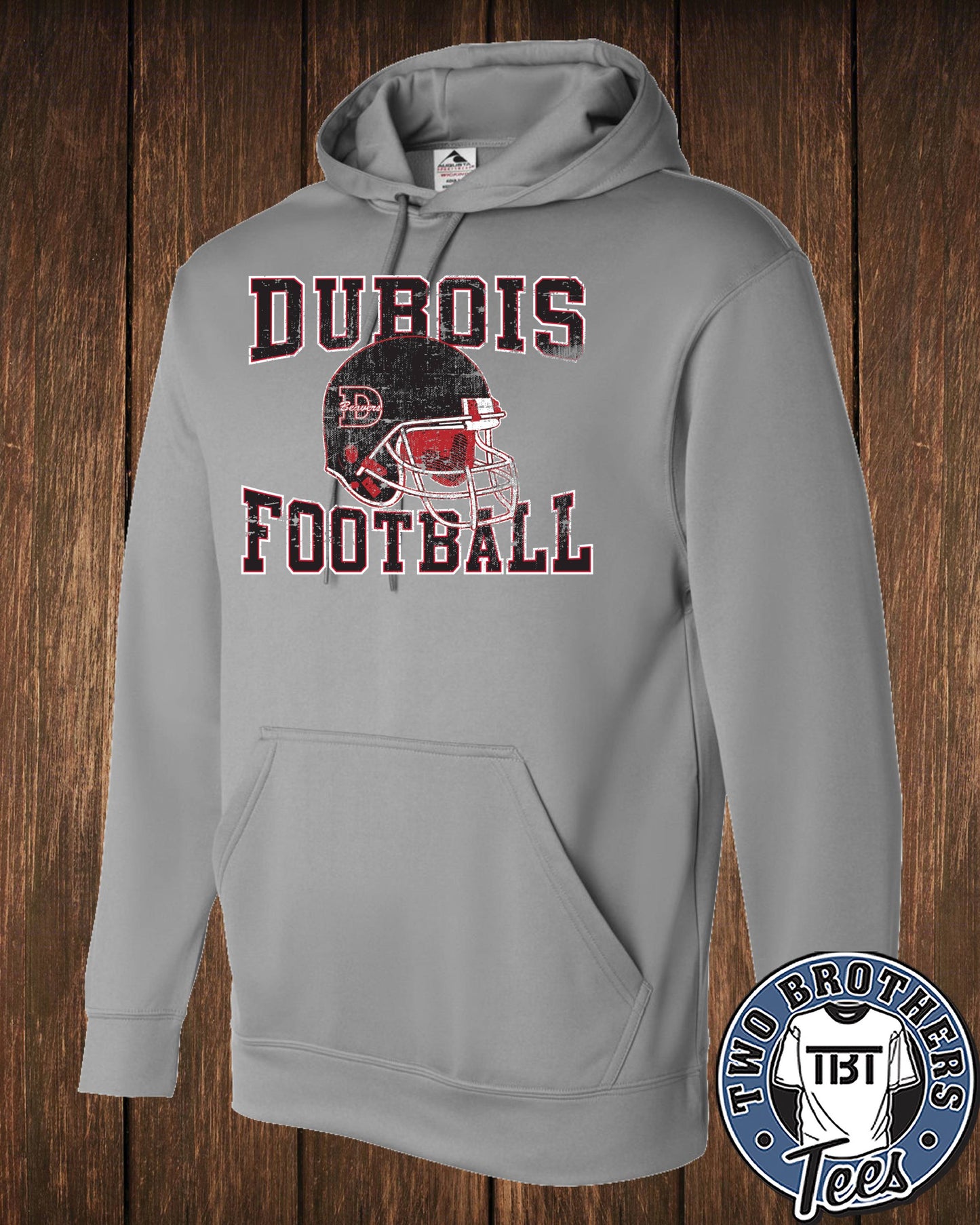 DuBois Football Helmet Performance Hoodie