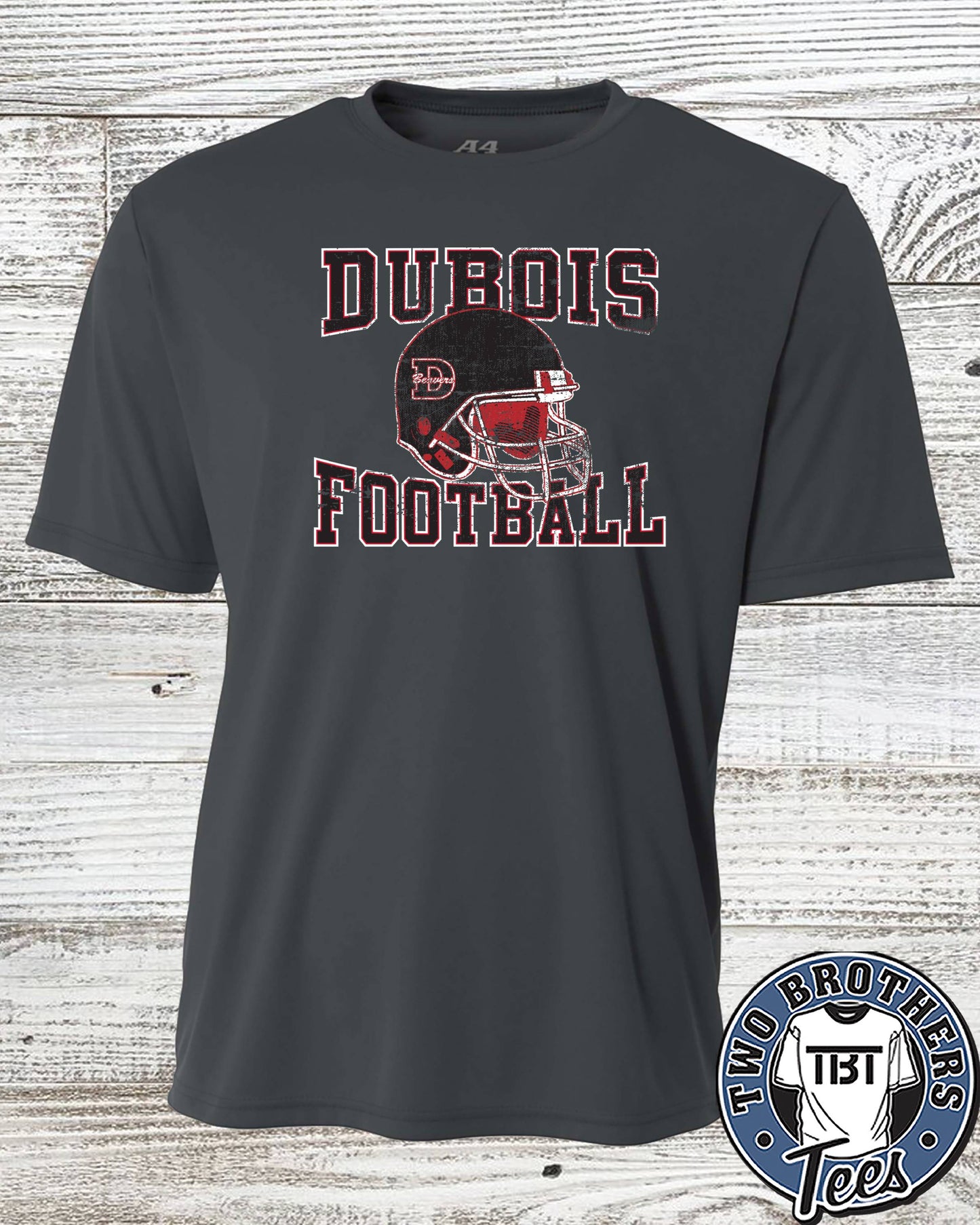 DuBois Football Helmet Performance T-Shirt