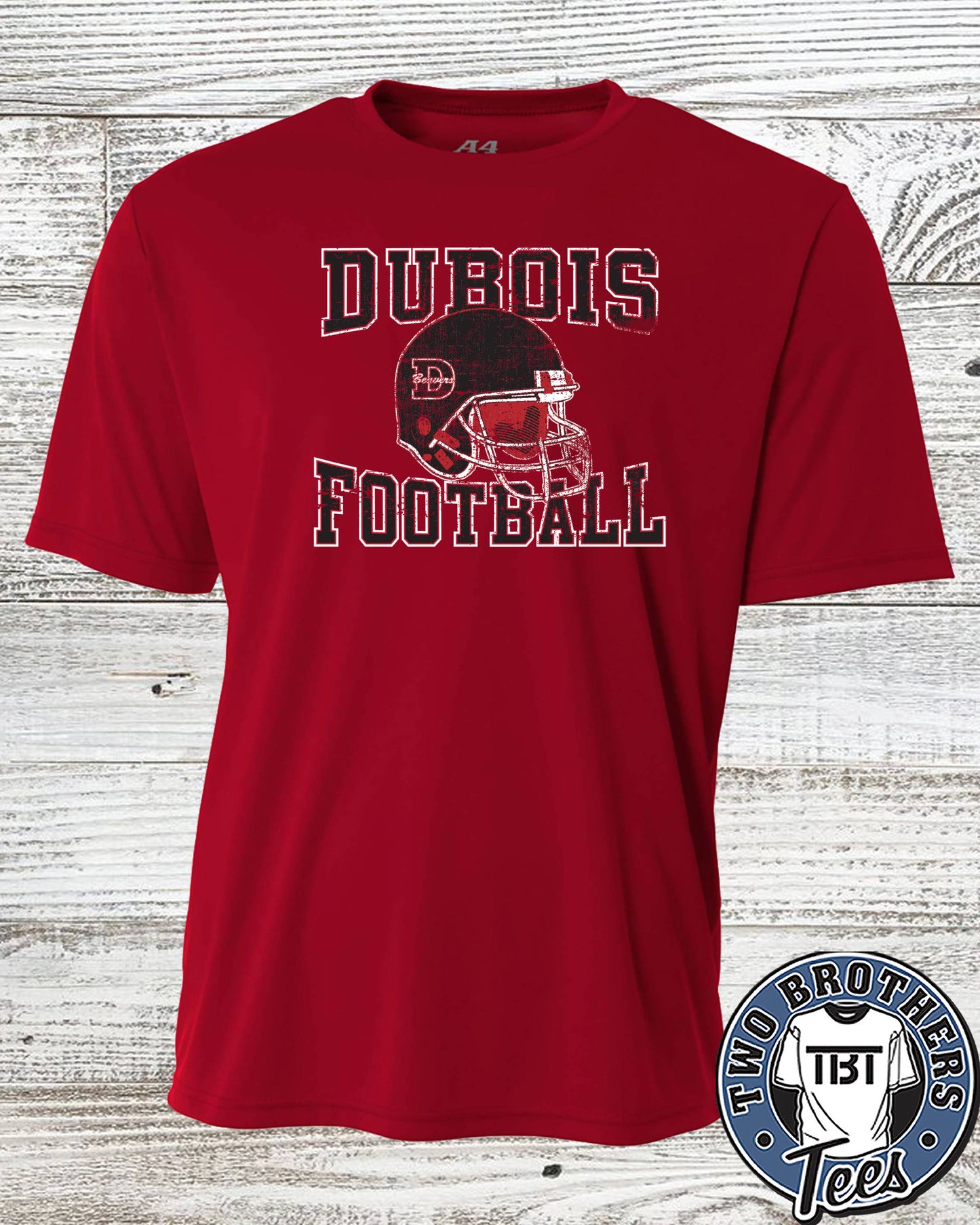 DuBois Football Helmet Performance T-Shirt