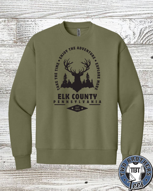 Johnsonburg Elk County Crewneck