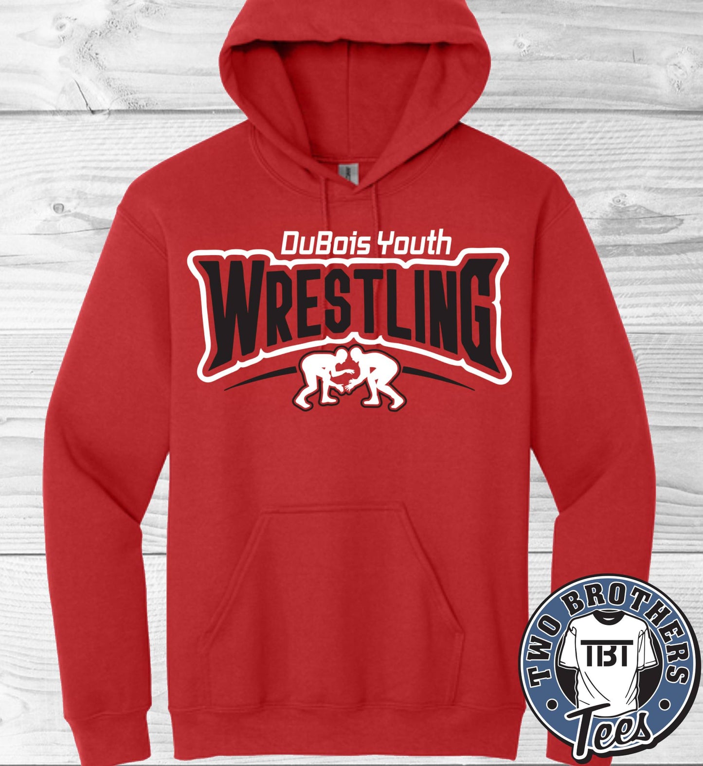DuBois Youth Wrestling Red Hoodie