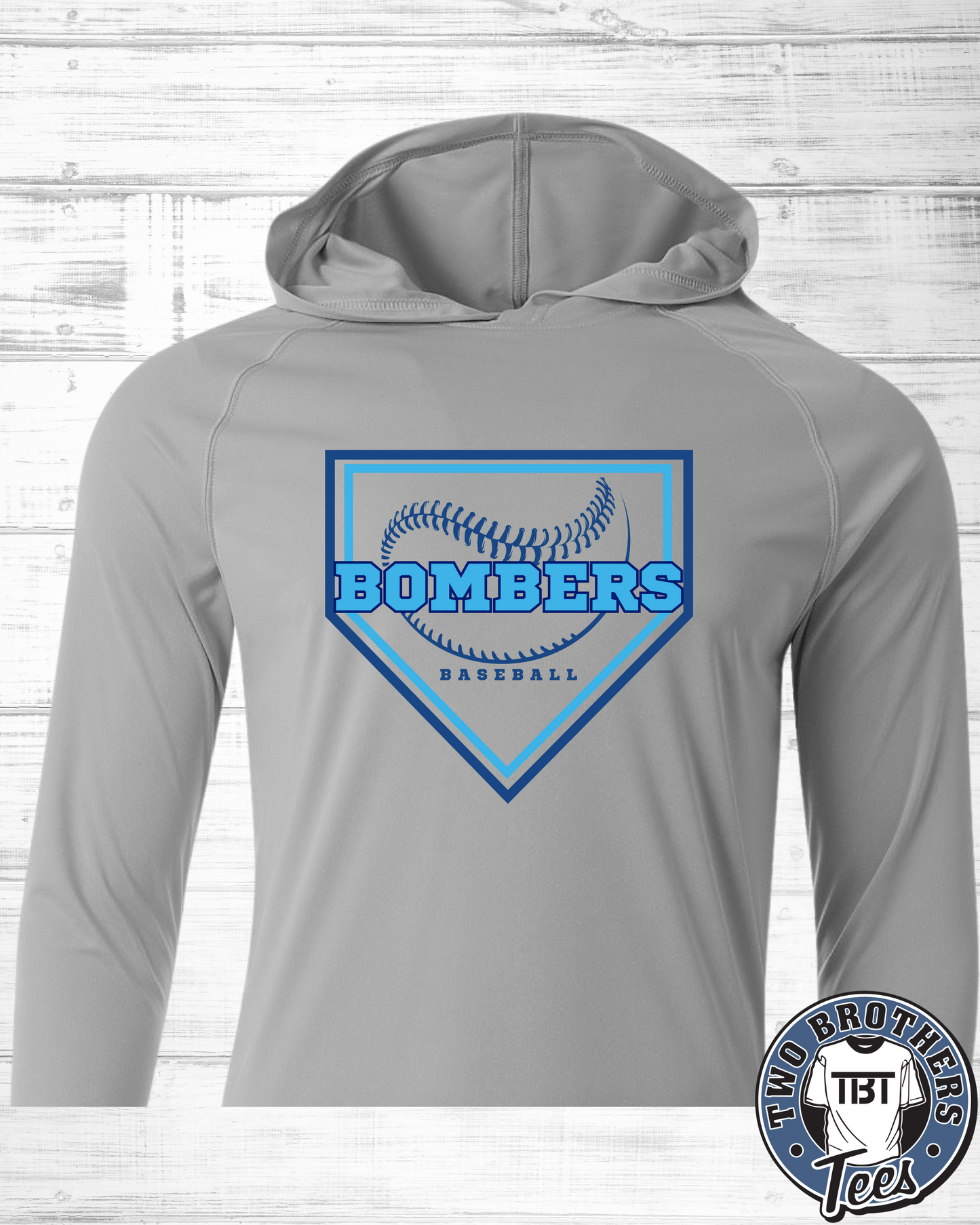 Bombers Performance Long Sleeve Hooded T-Shirt