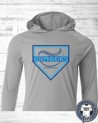 Bombers Performance Long Sleeve Hooded T-Shirt