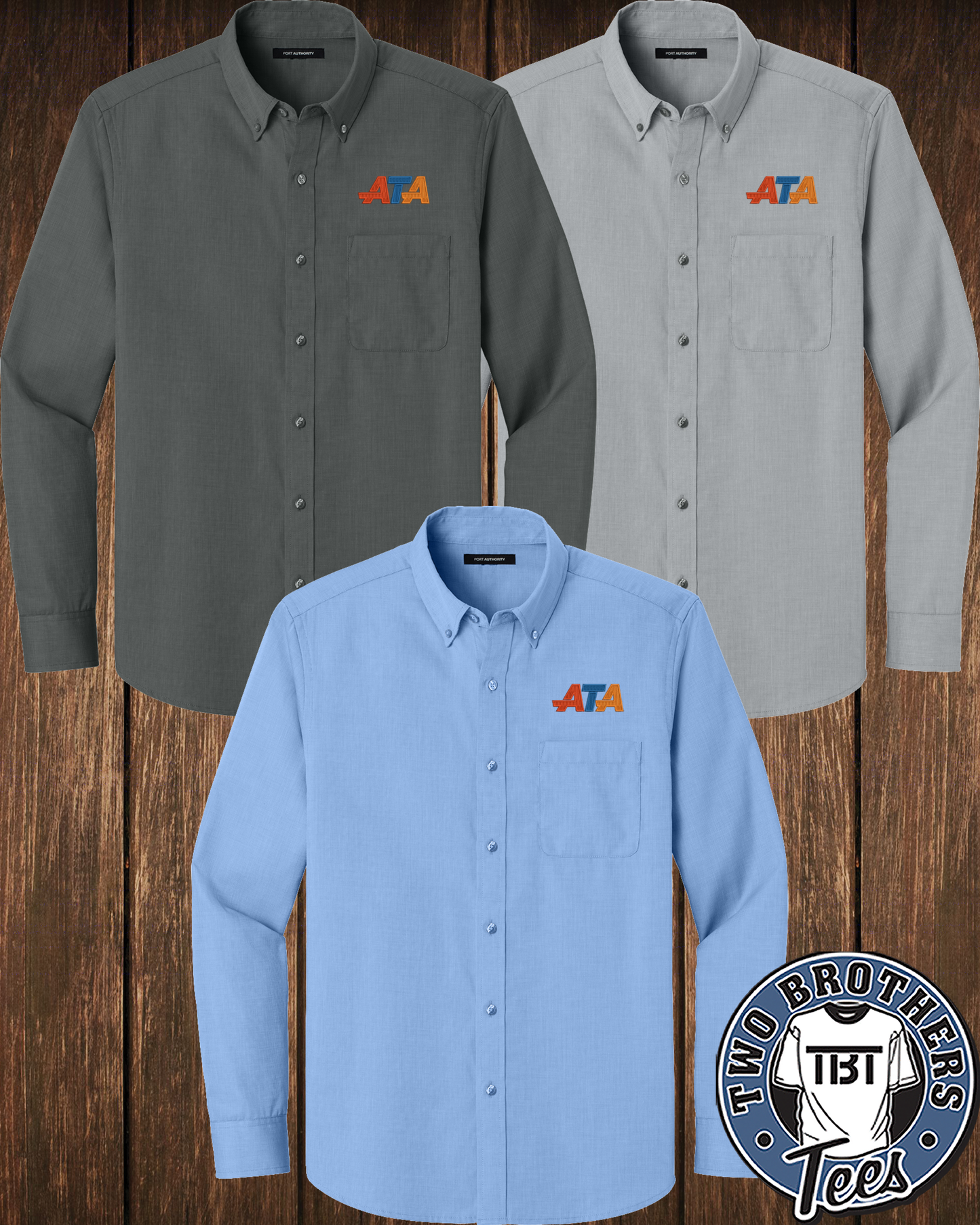 ATA Port Authority Nailhead Button-down