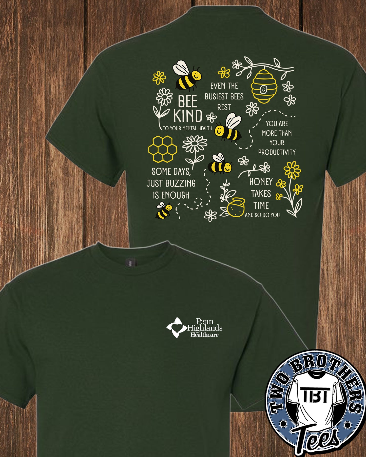 PHH Behavioral Health T-Shirt - Bee Design