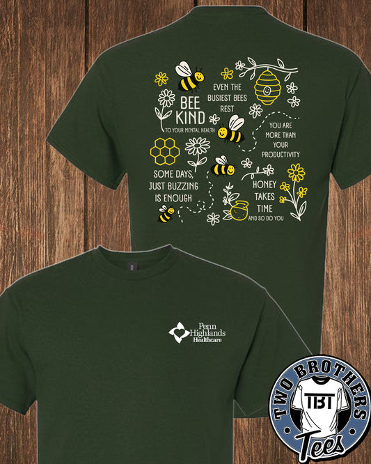PHH Behavioral Health T-Shirt - Bee Design