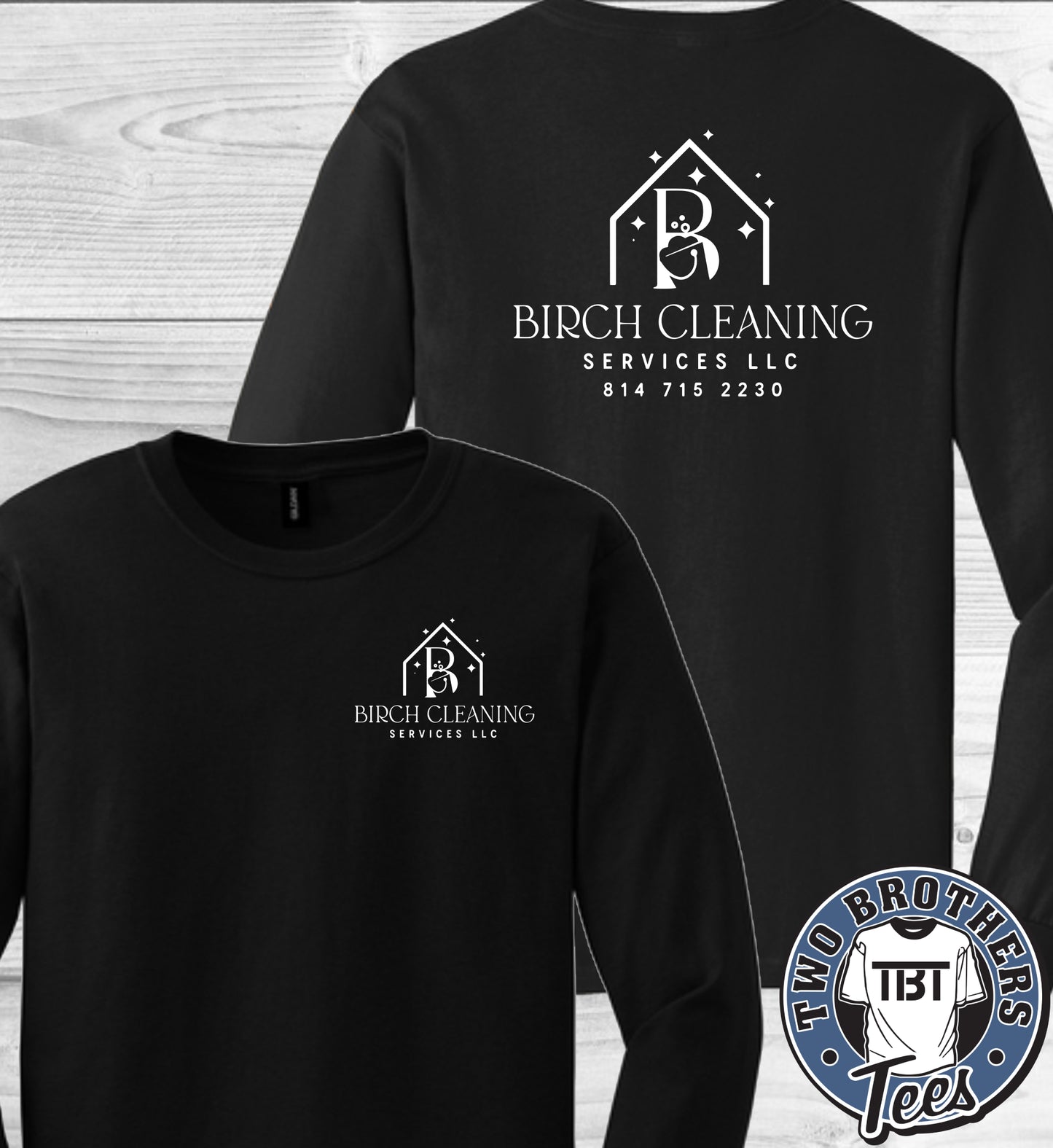 Birch Cleaning Services Long Sleeve T-Shirt