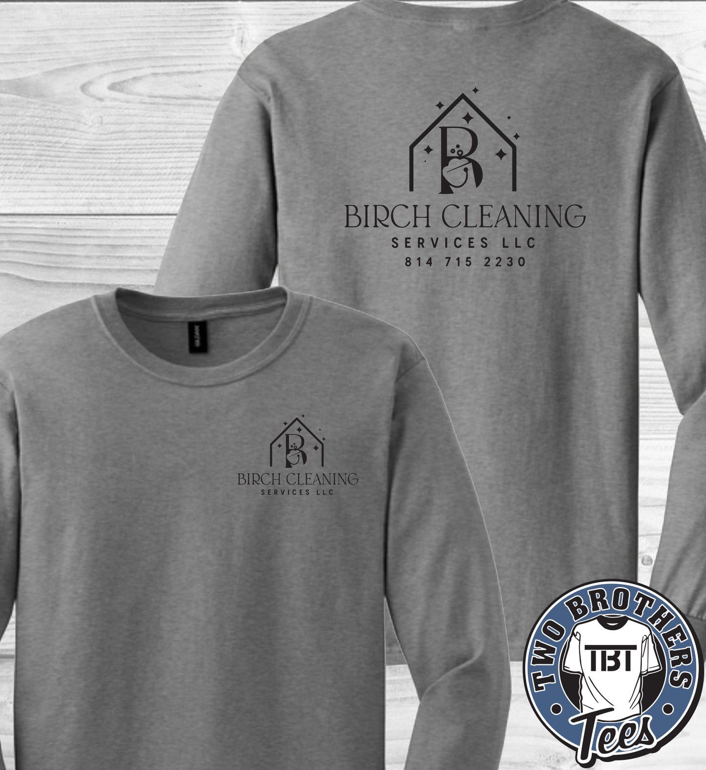 Birch Cleaning Services Long Sleeve T-Shirt