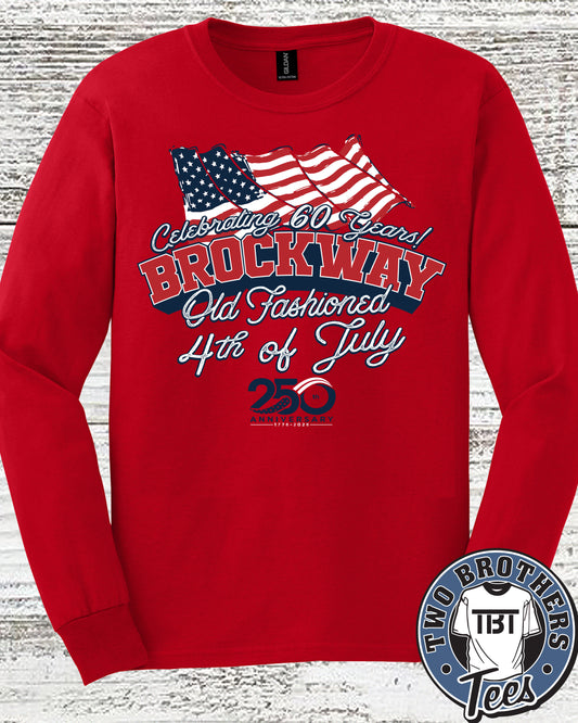 Brockway 4th of July Long Sleeve T-Shirt