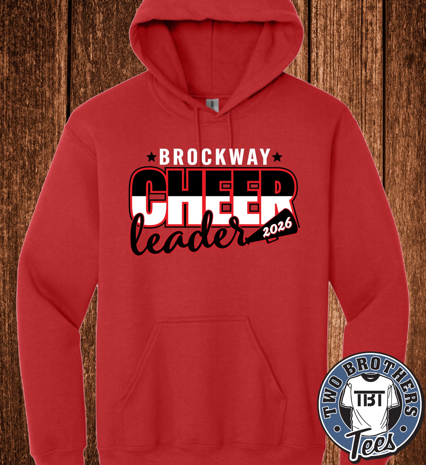 Brockway Cheer 2026 Hoodie - Red