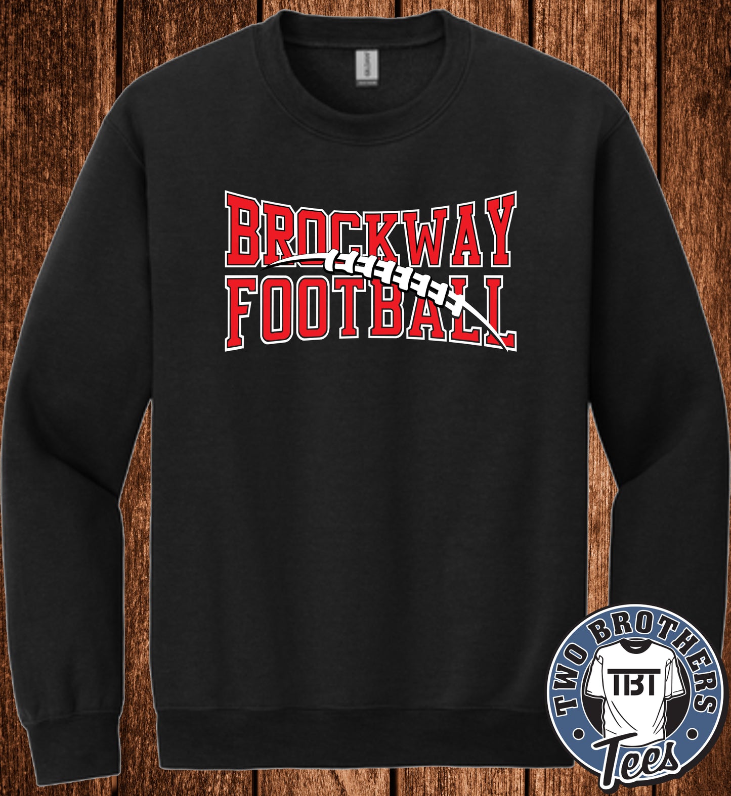 Brockway Football 2026 Crewneck Sweatshirt - Black