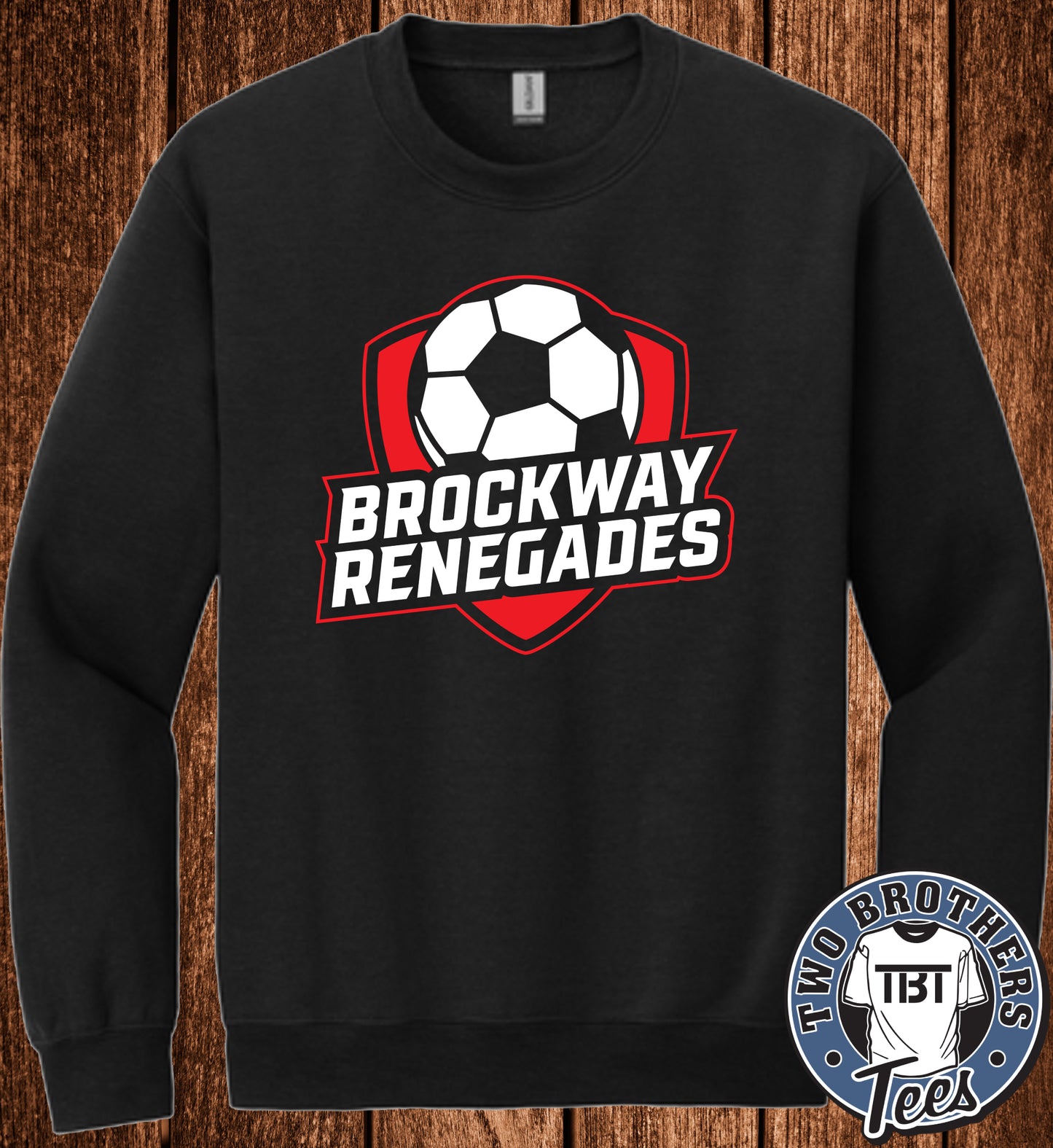 Brockway Renegades Soccer 2026 Crewneck Sweatshirt - Design 1