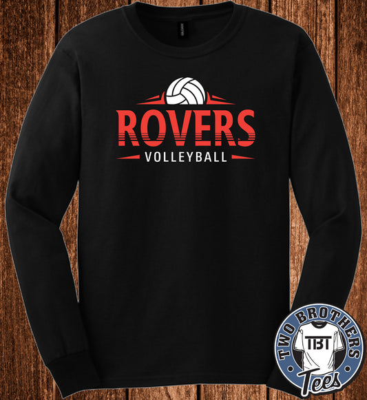 Brockway Rovers Volleyball 2026 Long Sleeve T-Shirt - Design 1