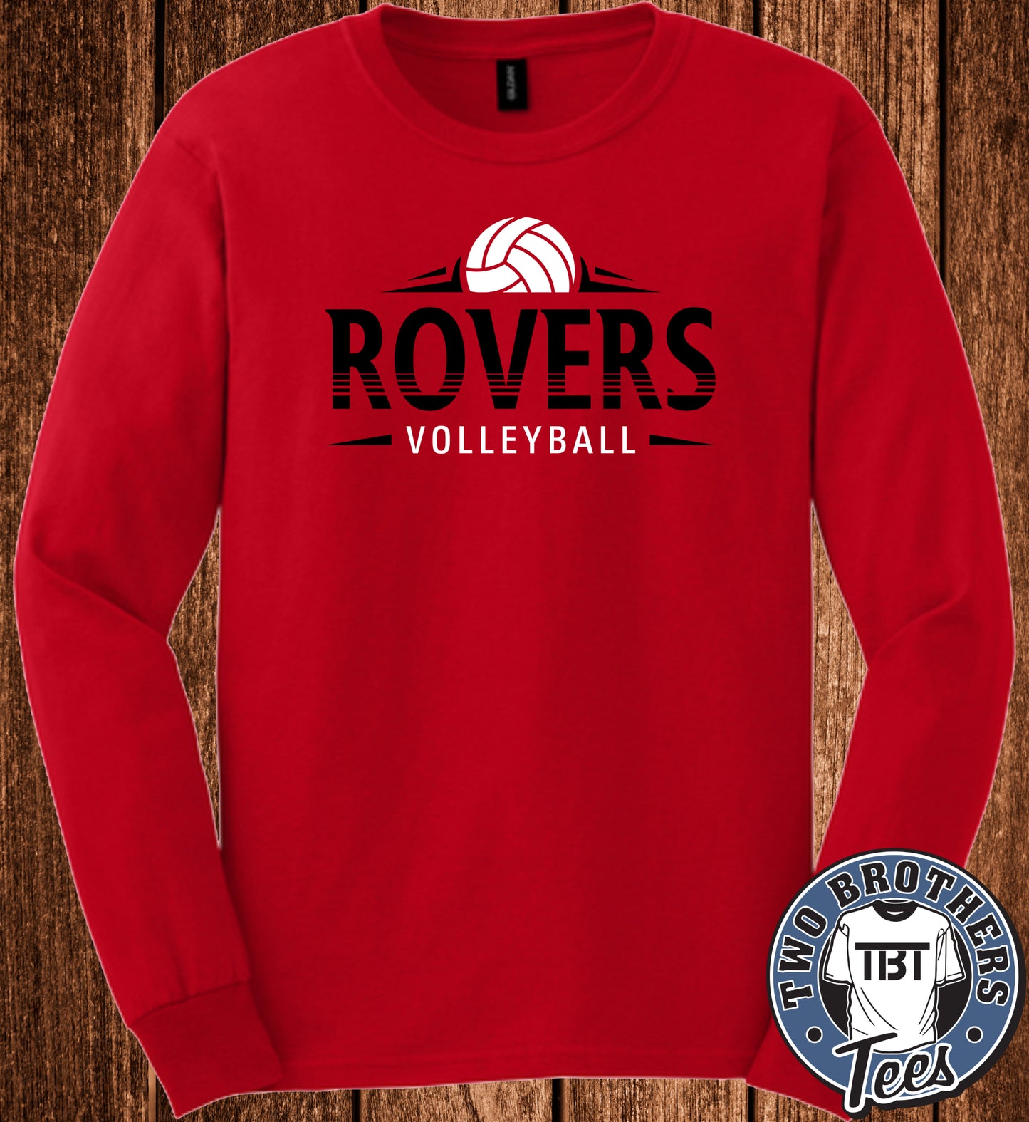Brockway Rovers Volleyball 2026 Long Sleeve T-Shirt - Design 1