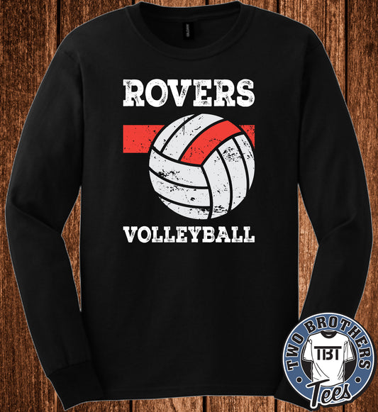 Brockway Rovers Volleyball 2026 Long Sleeve T-Shirt - Design 2