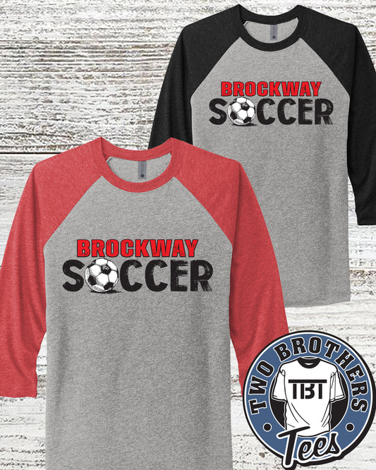 Brockway Soccer Raglan