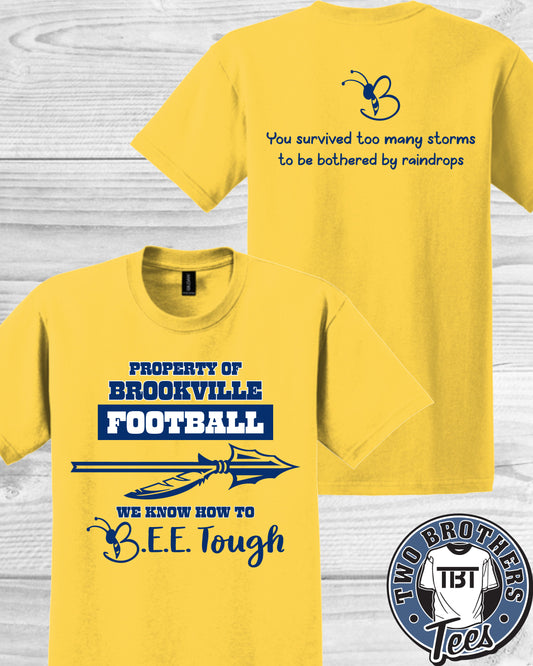B.E.E. Tough Property of Brookville Football Softstyle T-Shirt