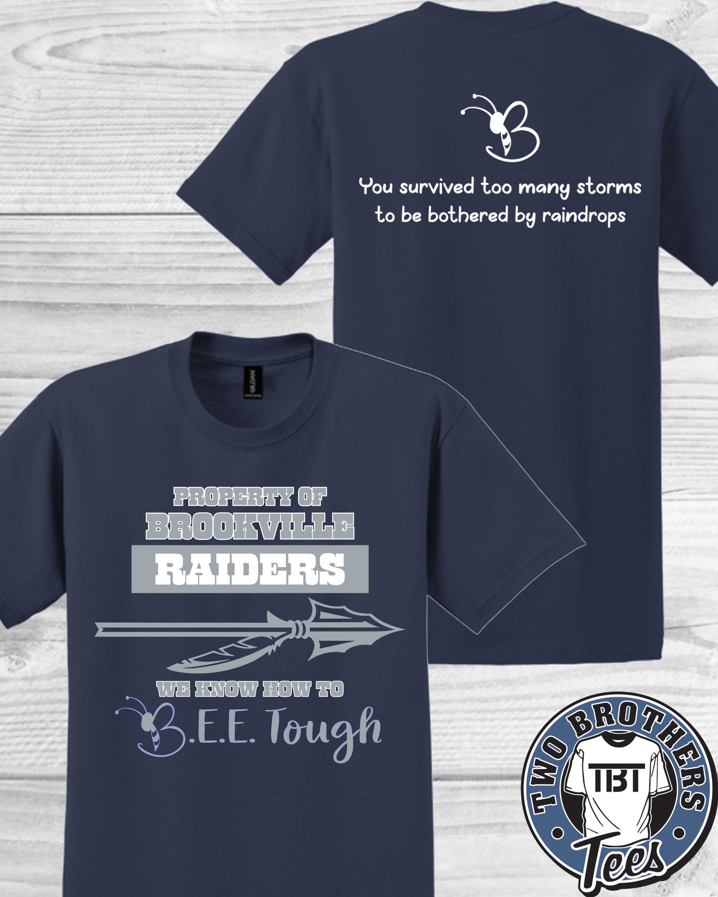 B.E.E. Tough Property of Brookville Raiders Softstyle T-Shirt