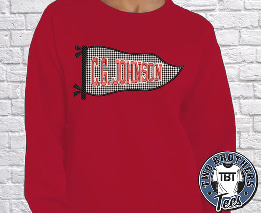 CG Johnson Pennant Crewneck Sweatshirt