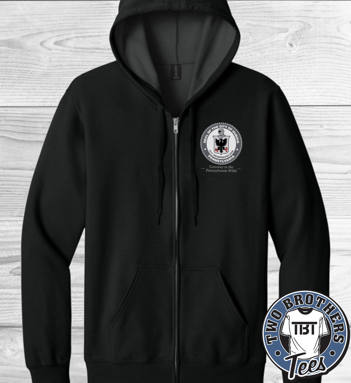 City of DuBois Gildan Softstyle Full-Zip Hoodie