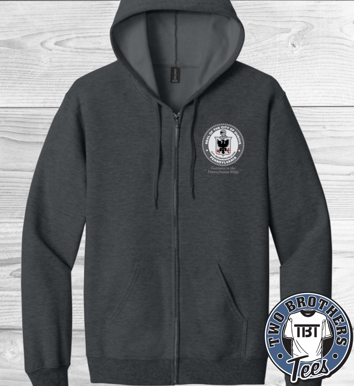 City of DuBois Gildan Softstyle Full-Zip Hoodie