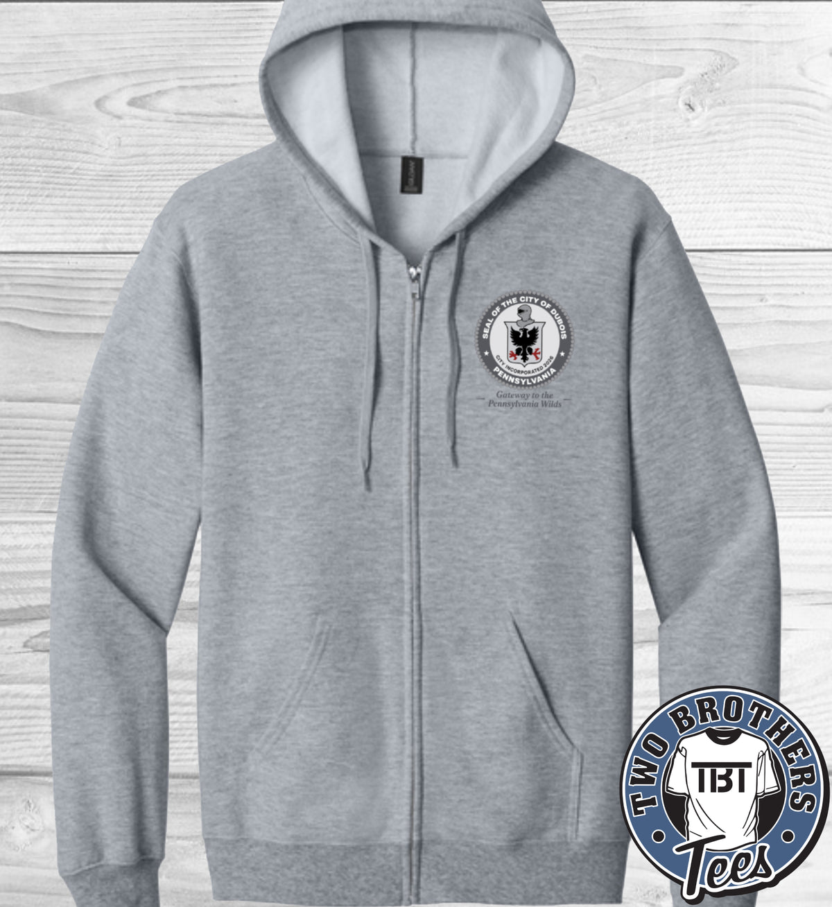City of DuBois Gildan Softstyle Full-Zip Hoodie