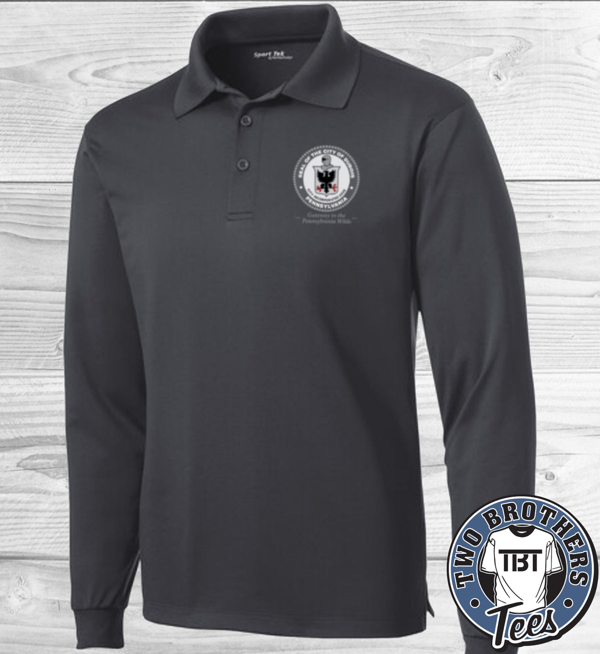 City of DuBois Sport-Tek Long Sleeve Micropique Sport-Wick Polo