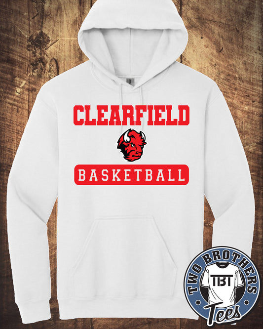 Clearfield Basketball Gildan Hoodie
