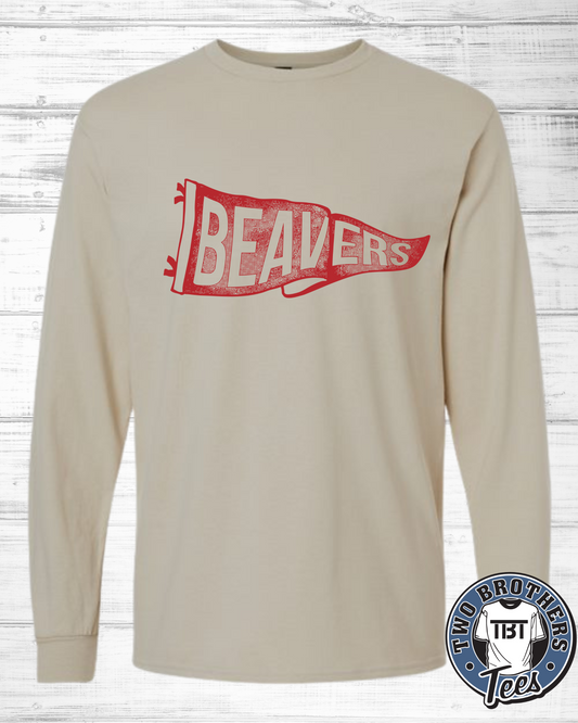 DuBois High School Cheerleading Pennant Long Sleeve T-Shirt
