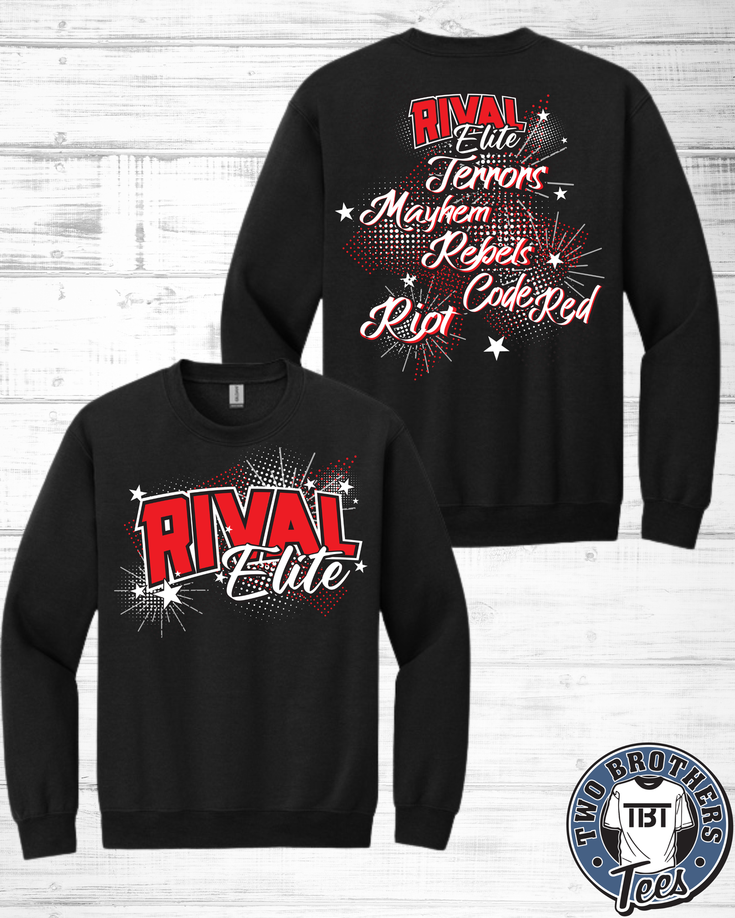 RIVAL Elite Team Name Crewneck