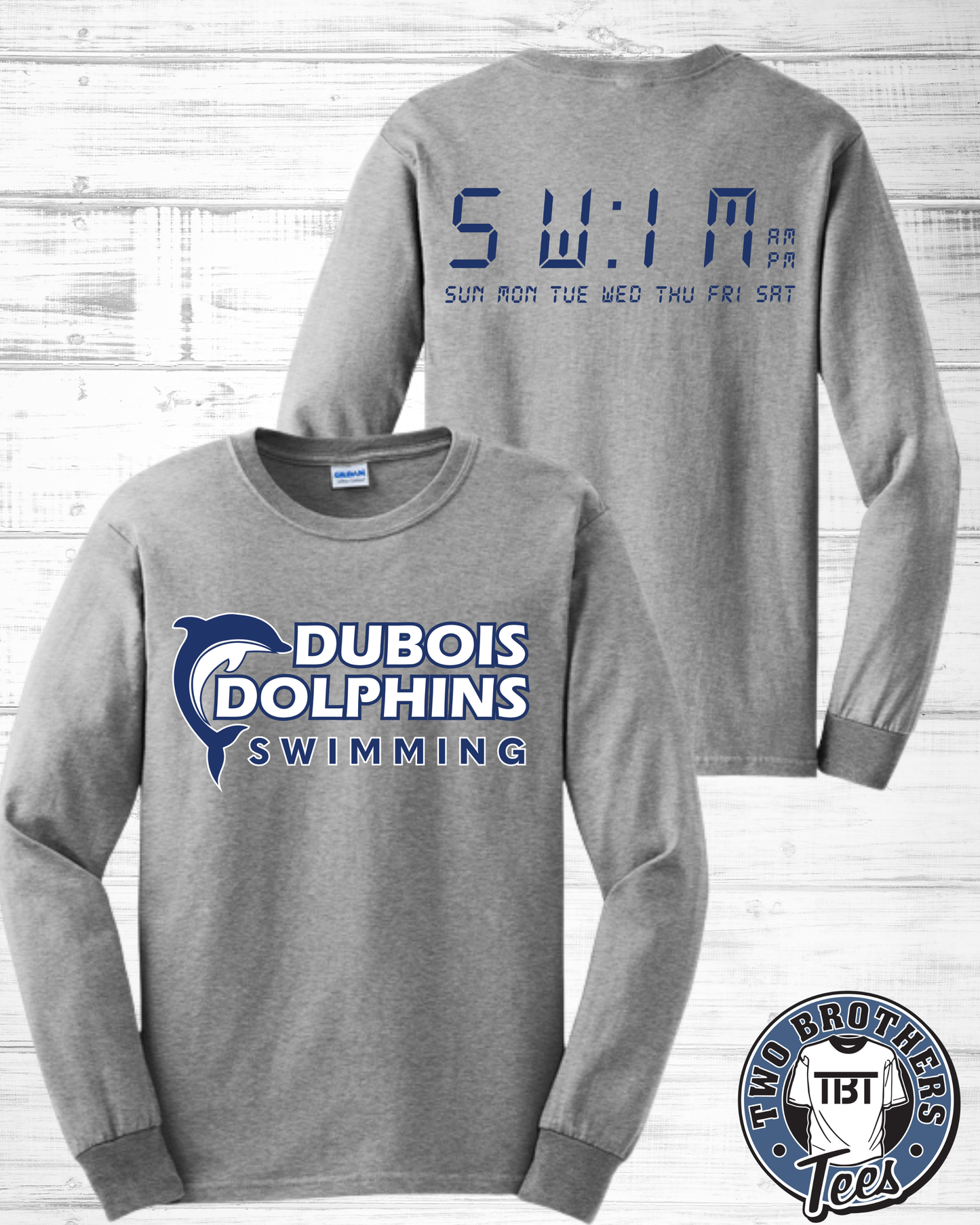 DuBois Dolphins SW:IM Time Long Sleeve T-Shirt