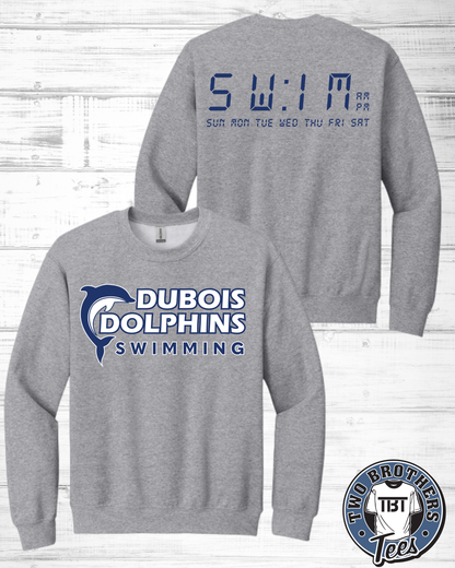 DuBois Dolphins SW:IM Time Crewneck