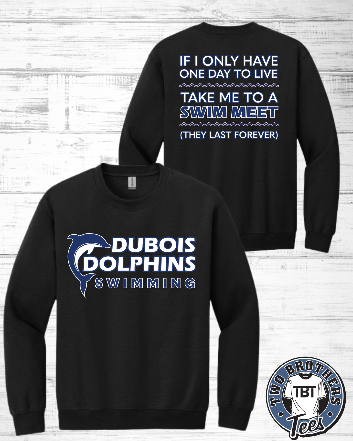 DuBois Dolphins Swim Meet Crewneck