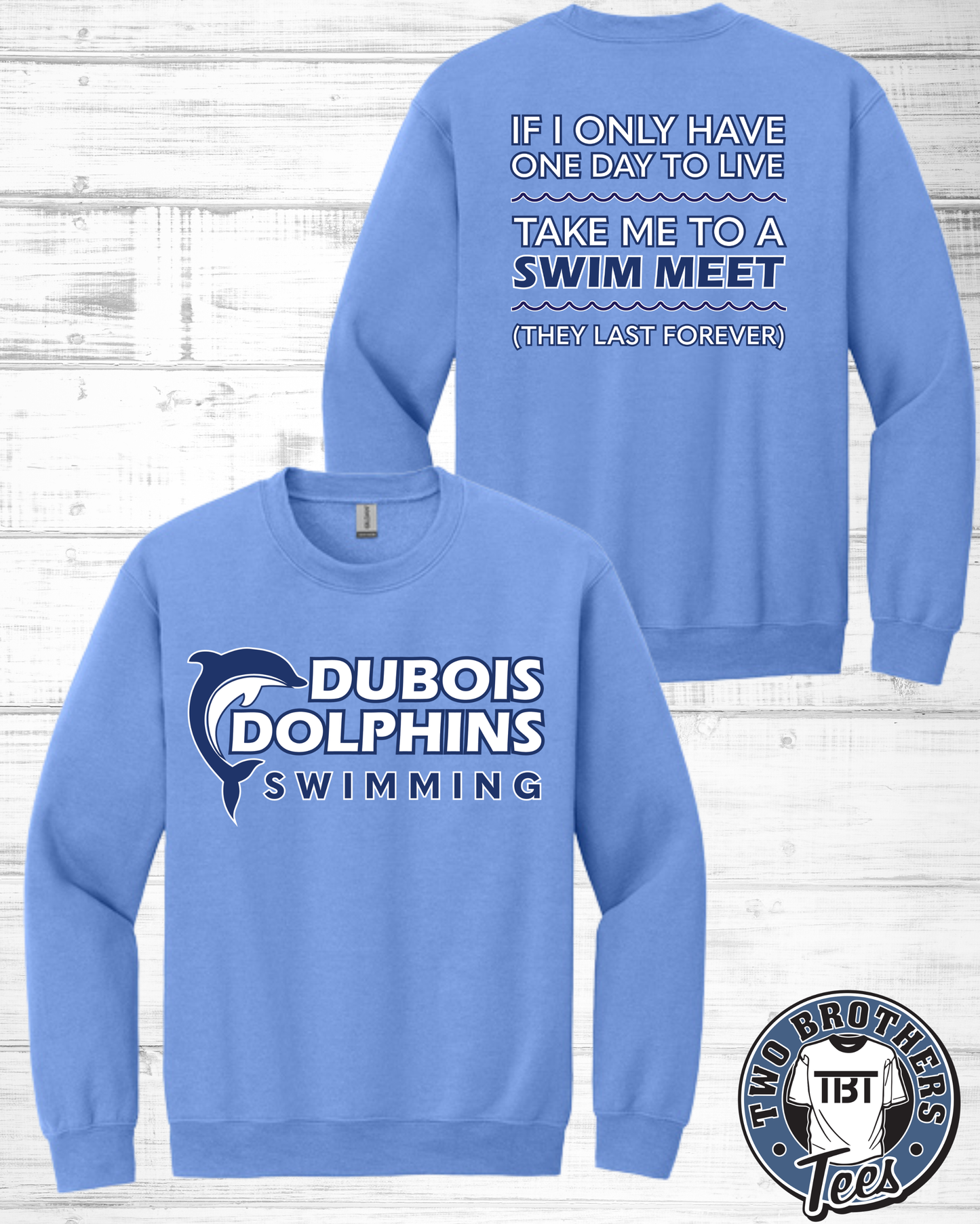 DuBois Dolphins Swim Meet Crewneck