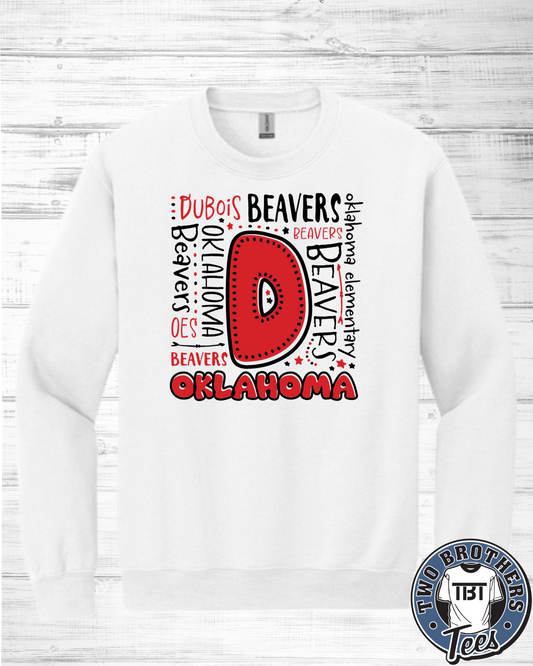 Oklahoma Elementary Design 8 D Oklahoma Crewneck