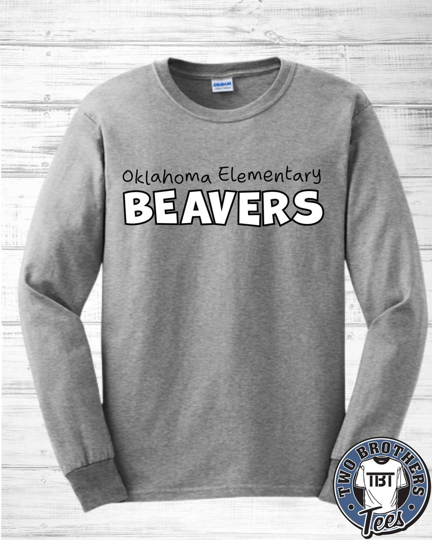 Oklahoma Elementary Design 4 Oklahoma Solid Long Sleeve T-Shirt