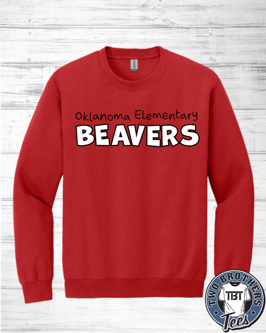 Oklahoma Elementary Design 4 Oklahoma Solid Crewneck