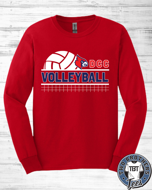DCC Volleyball Design 1 Long Sleeve T-Shirt