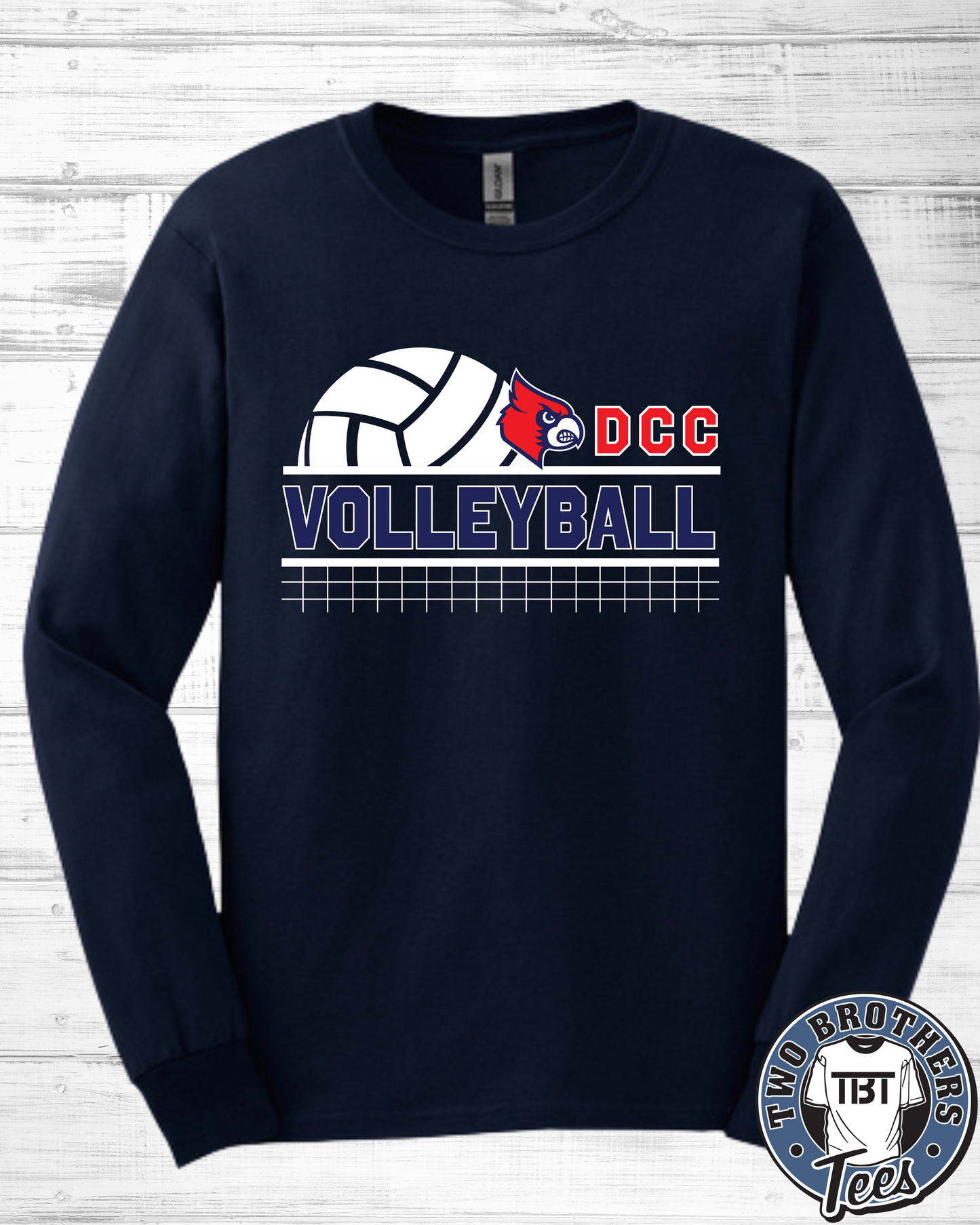 DCC Volleyball Design 1 Long Sleeve T-Shirt