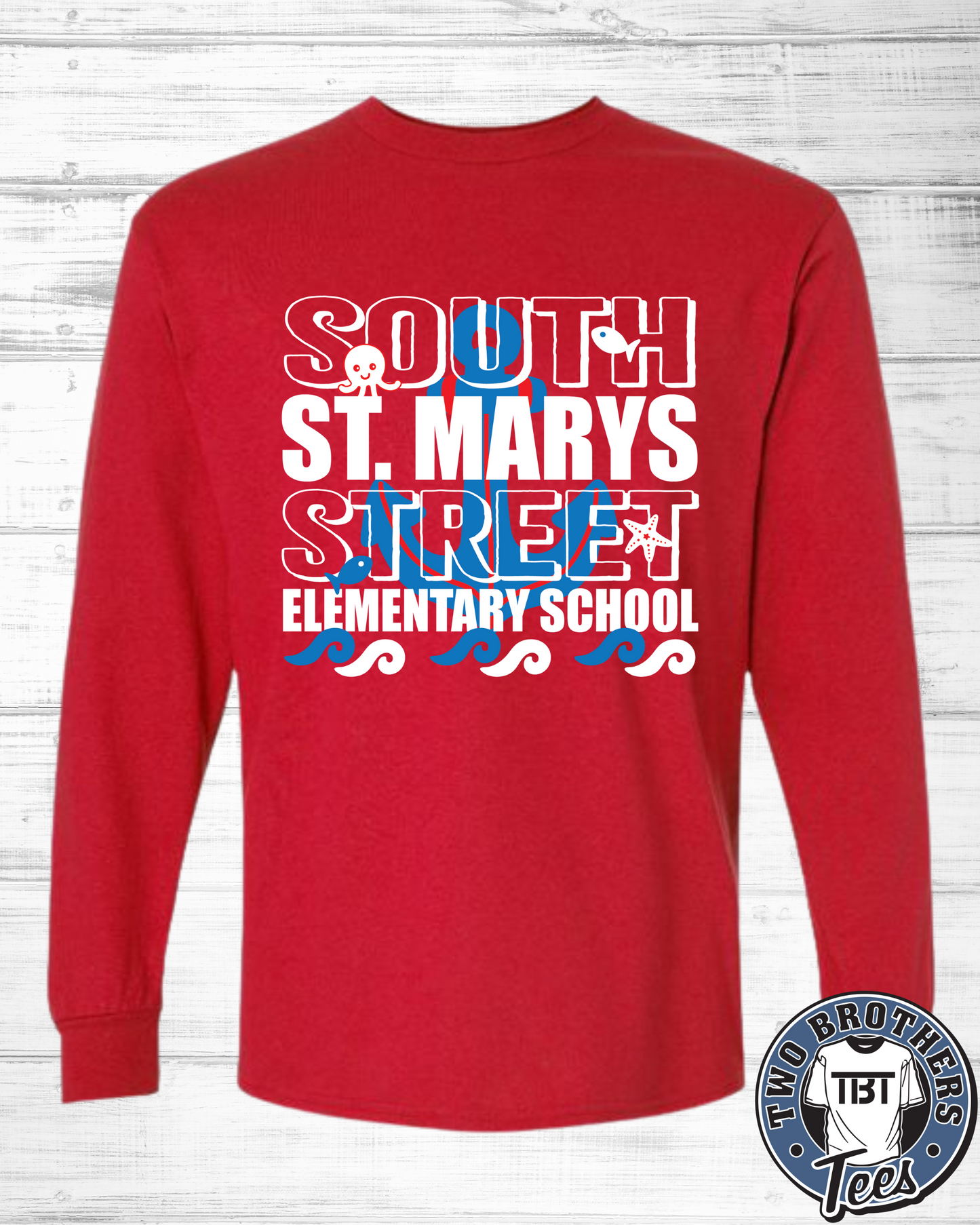 South St. Mary's Street Elementary School Design 2 Long Sleeve T-Shirt
