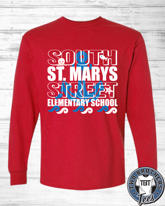 South St. Mary's Street Elementary School Design 2 Long Sleeve T-Shirt