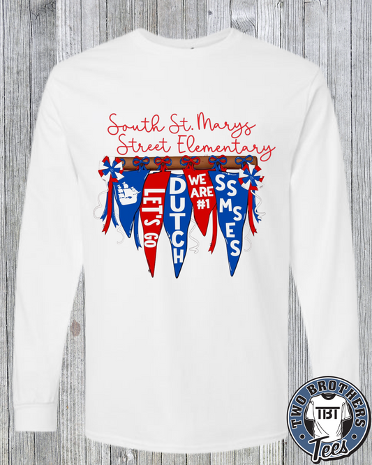 South St. Mary's Street Elementary School Design 3 Long Sleeve T-Shirt