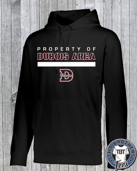 DuBois Football Property of DuBois Performance Hoodie