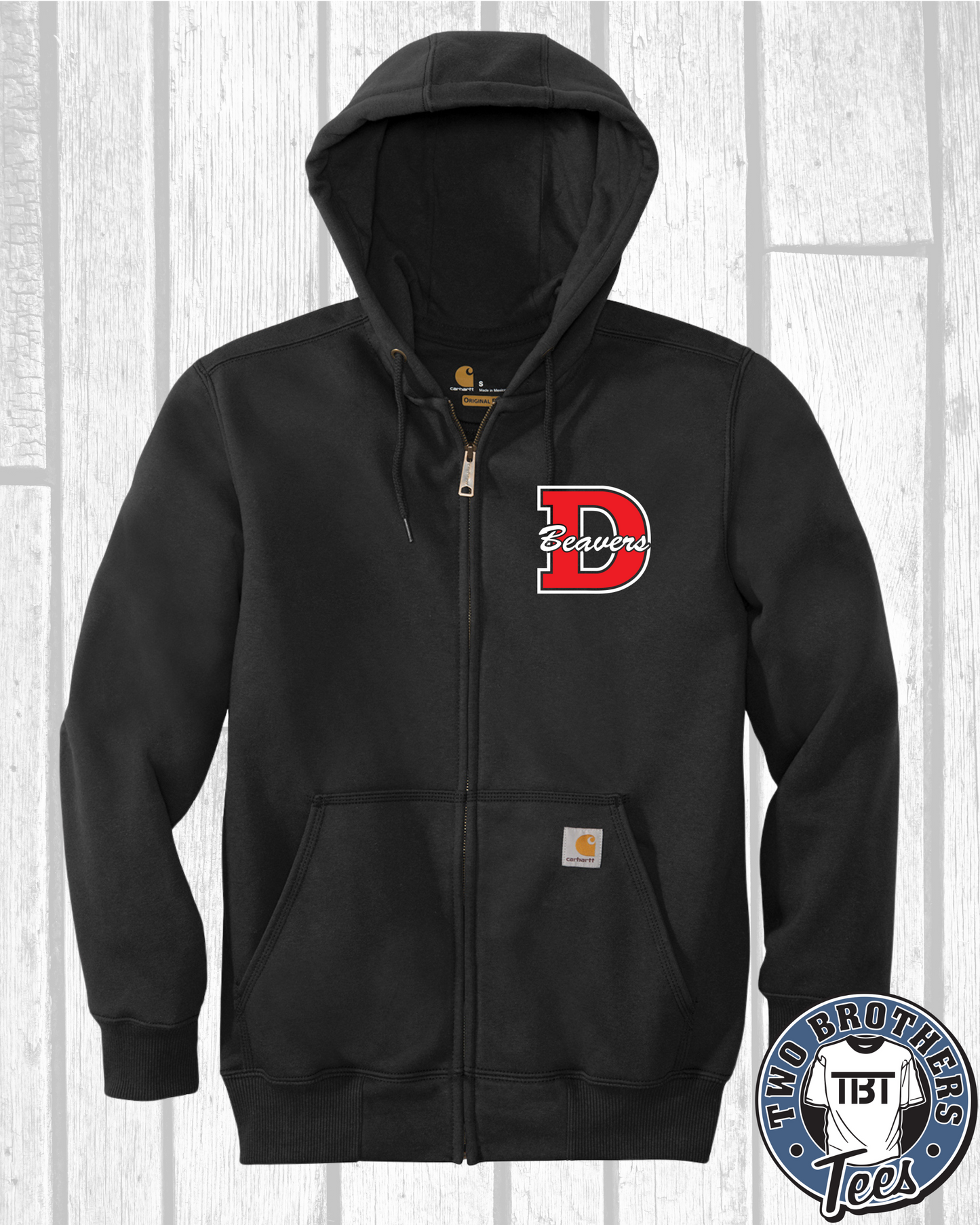DuBois Football Carhartt Full Zip Embroidered