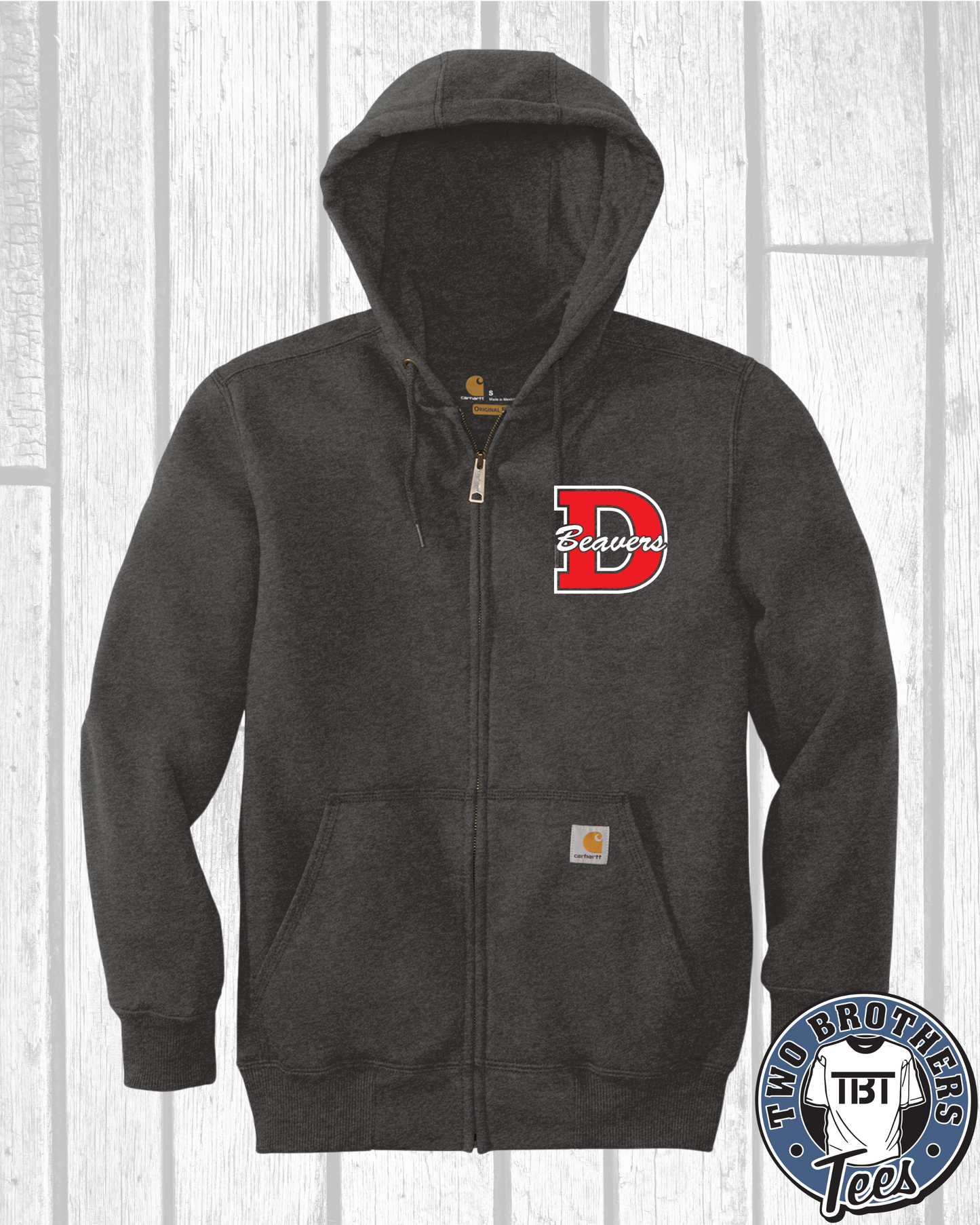 DuBois Football Carhartt Full Zip Embroidered