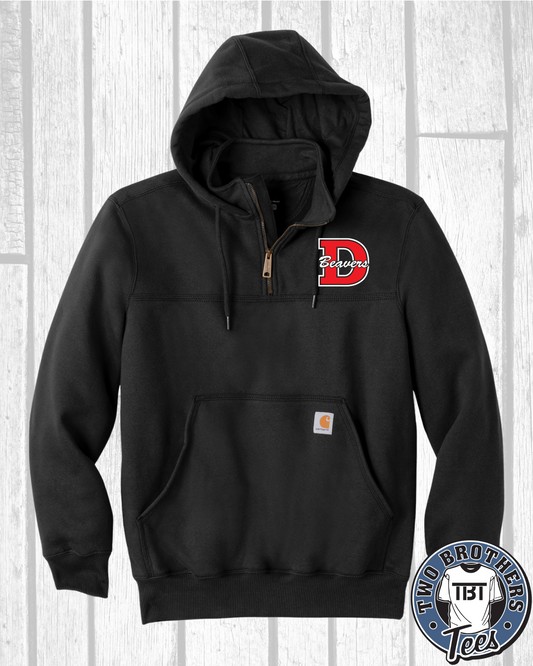 DuBois Football Carhartt 1/4 Zip Embroidered
