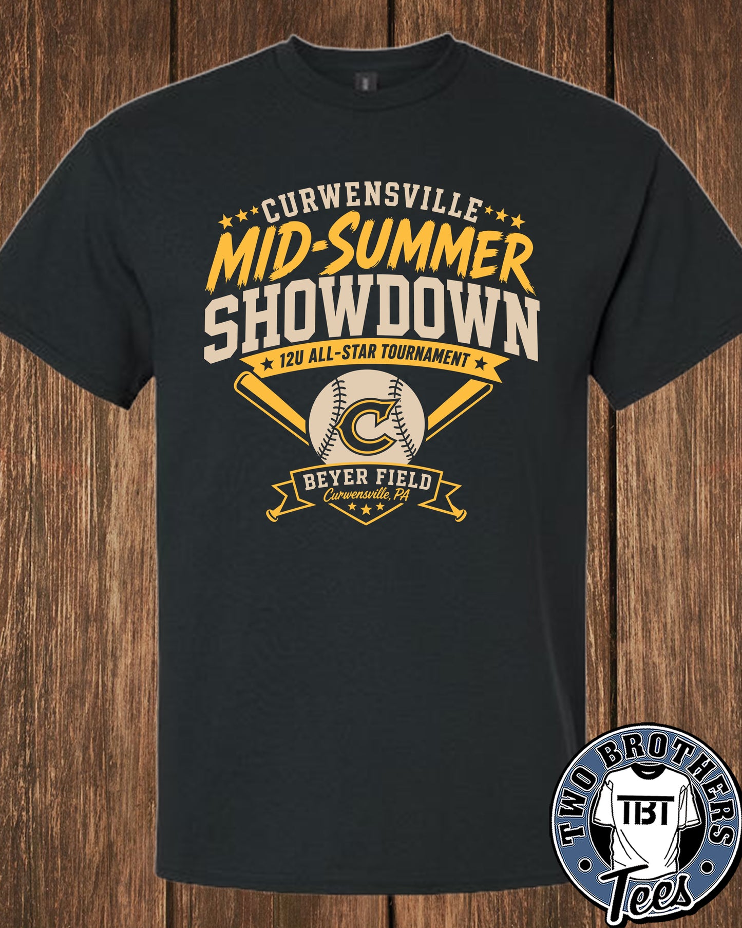 Curwensville 12U Baseball Tournament T-Shirt