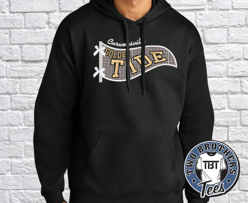Curwensville Golden Tide Pennant Softstyle Hoodie