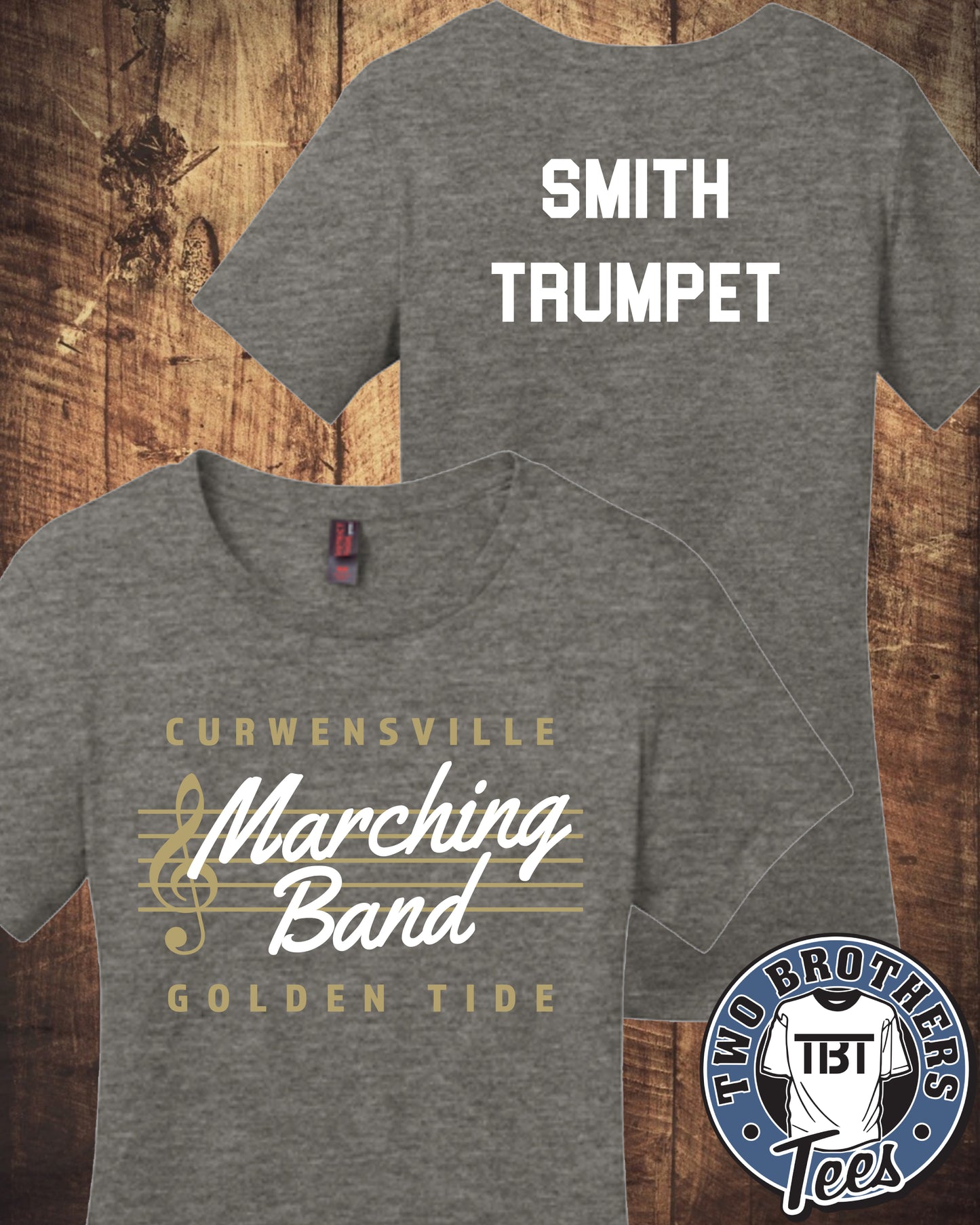 Curwensville Marching Band Women's T-Shirt - Design 1